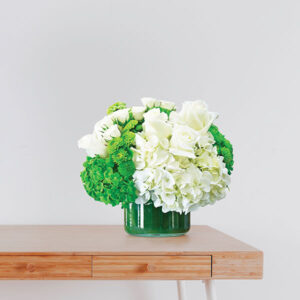 white flower arrangement