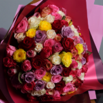 6-1 (1) Blooming Elegance Colorful Roses
