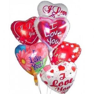 I Love You Bundle (5 Balloons)